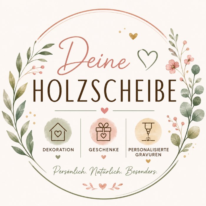 Deine Holzscheibe