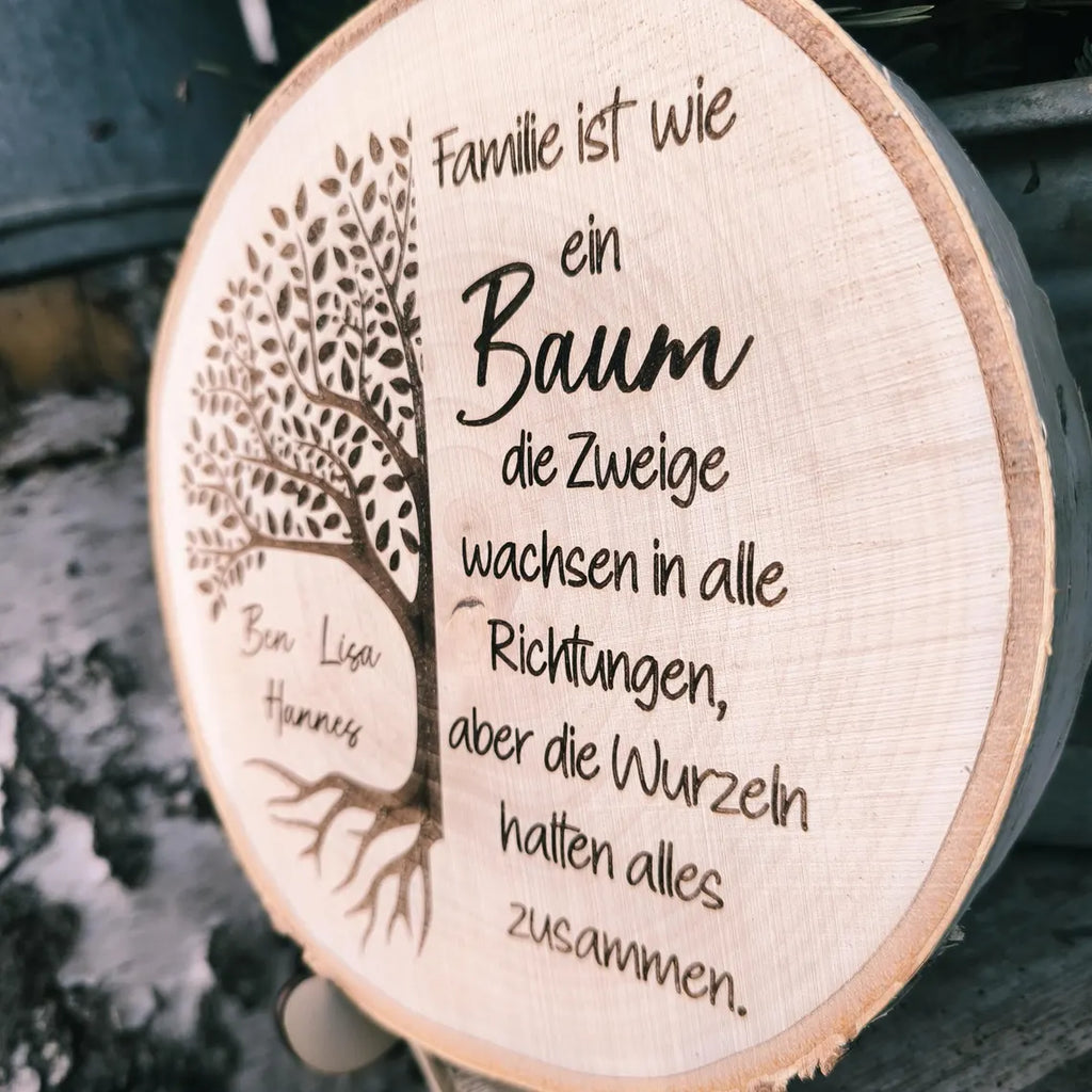 Geschenk Lebensbaum  Familie