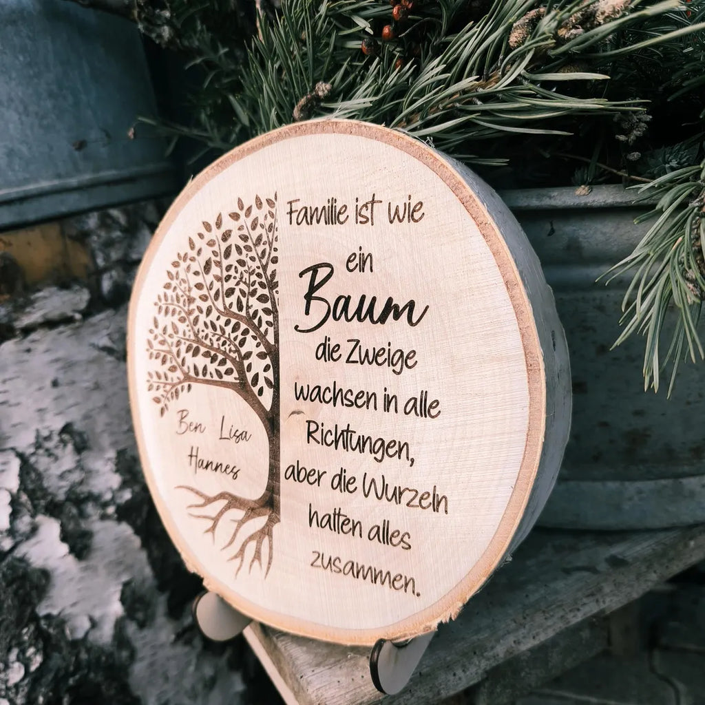 Geschenk Lebensbaum  Familie