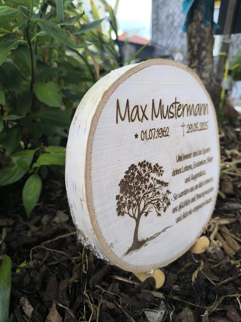 Gedenktafel Baum