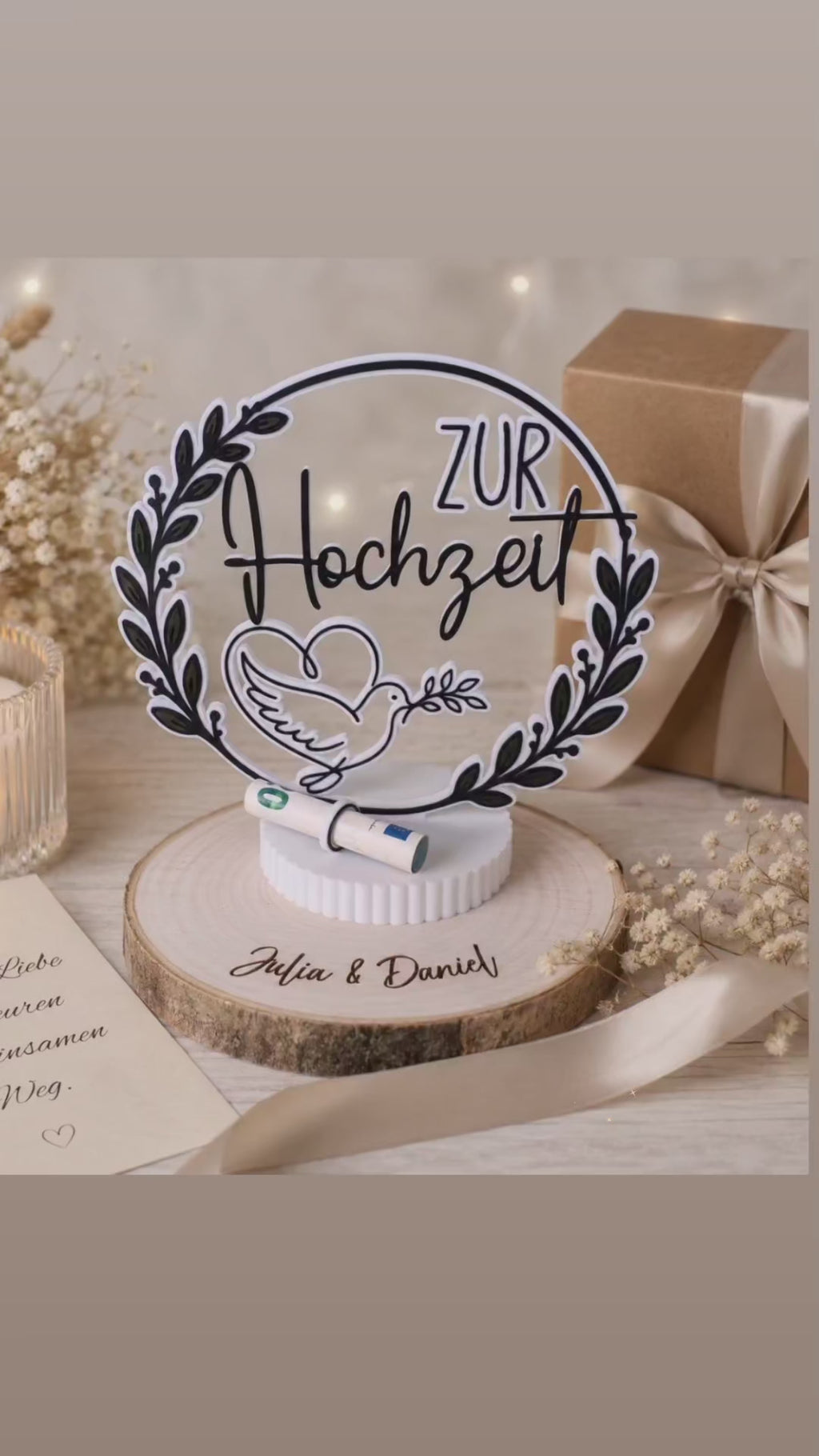 Geldgeschenk zur Hochzeit